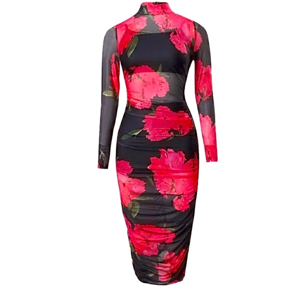 Dresses & Skirts - Mesh bodycon dress